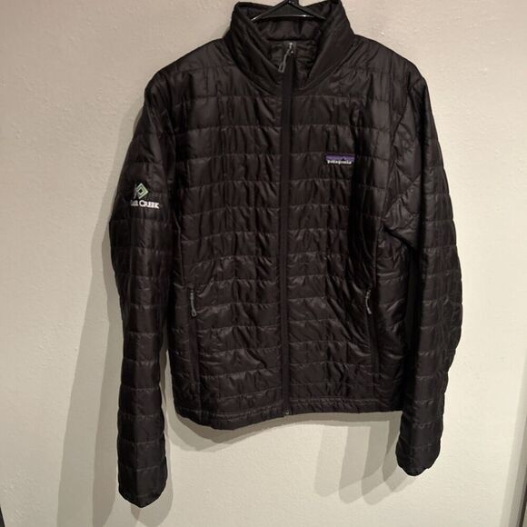 Patagonia Mens Small Nano Puff Jacket Black - Picture 1 of 9